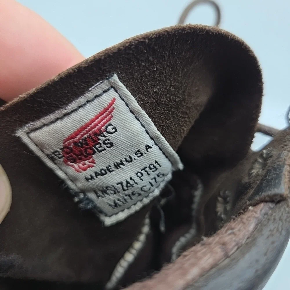Red Wing Boot 4415 Gore-Tex Vintage 90's‎ Steel Toe PT91 Leather Size 10